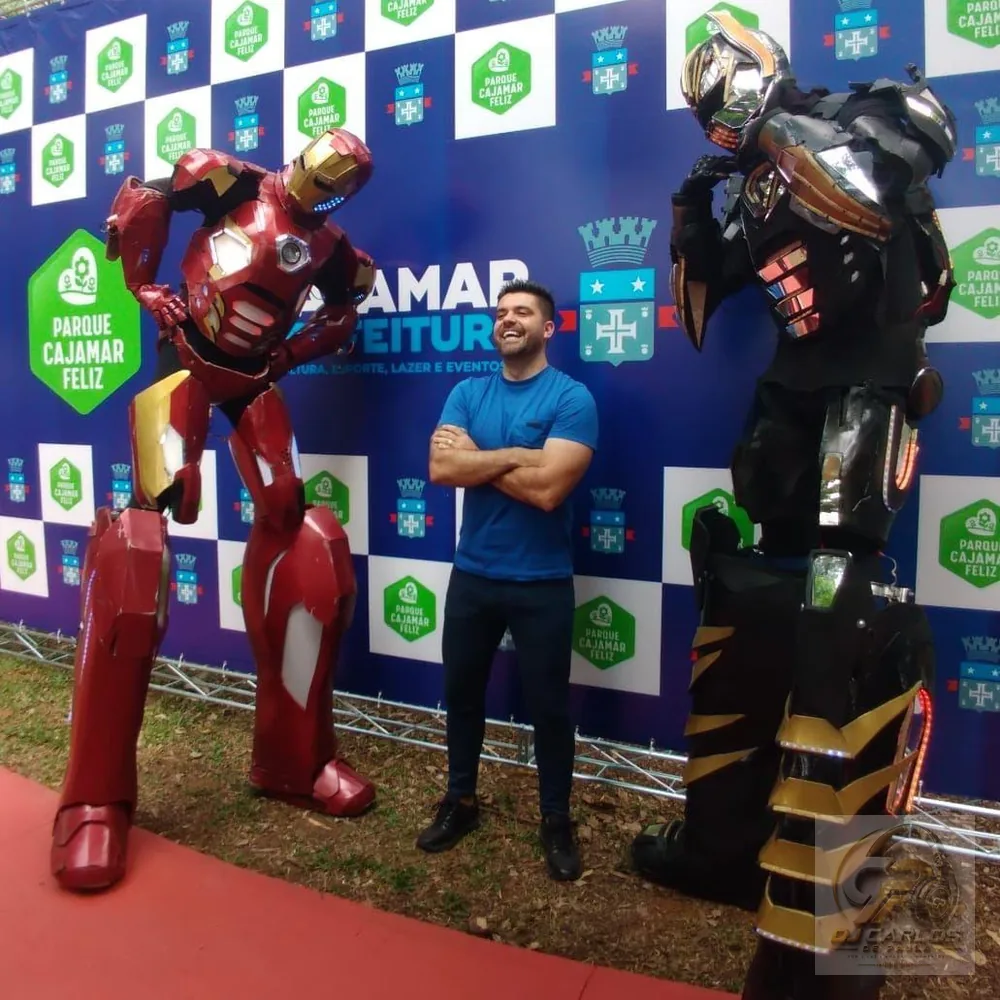 Robô de LED Mandala - trabalho real Fort Music Eventos